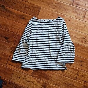 J. Crew Bell Sleeve top